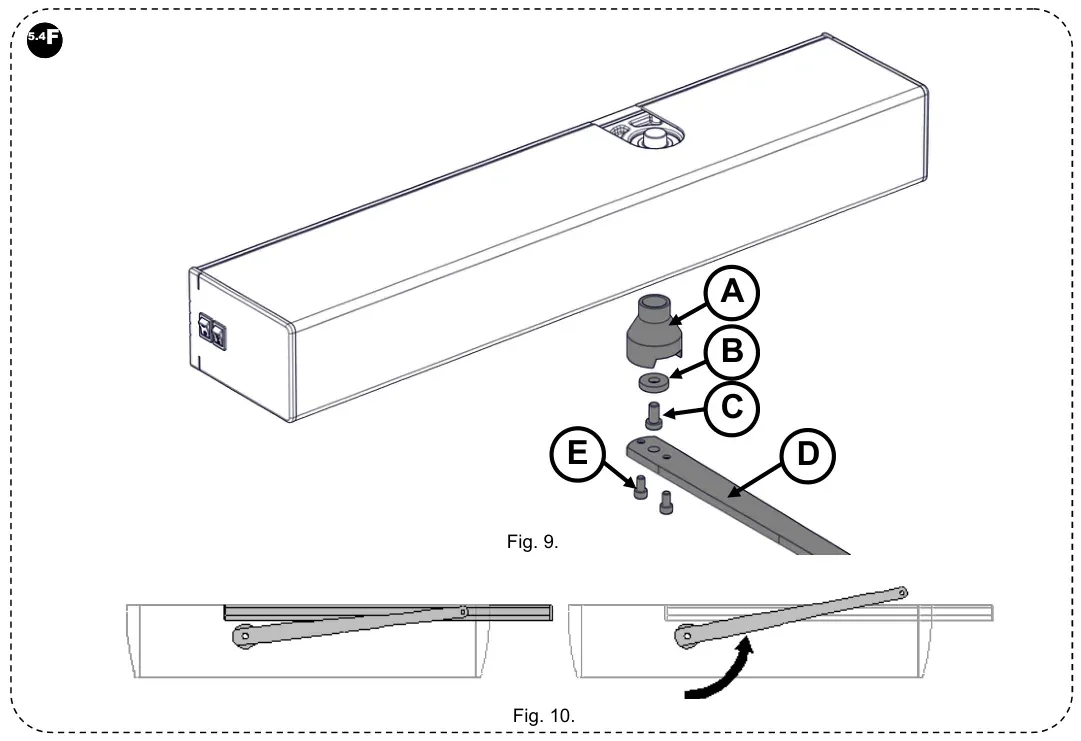 Рис. 9 — Монтаж з'єднання важеля