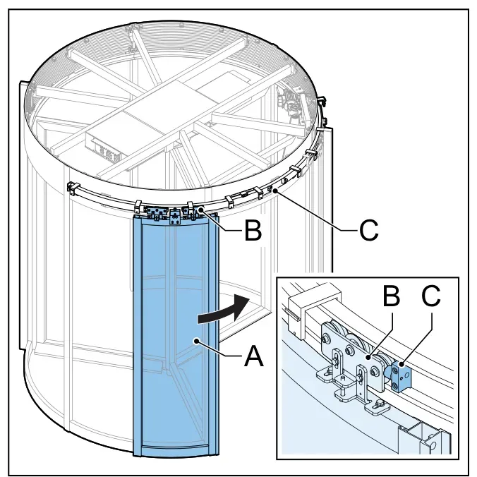 Регулювання позиції кінцевих вимикачів