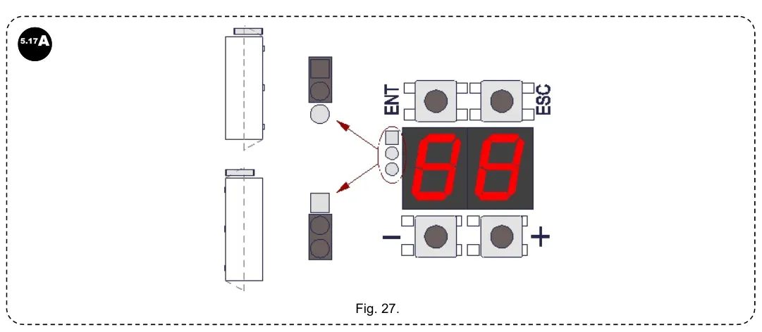 Рис. 27 — Дисплей з кнопками керування та джампер для коректного перегляду