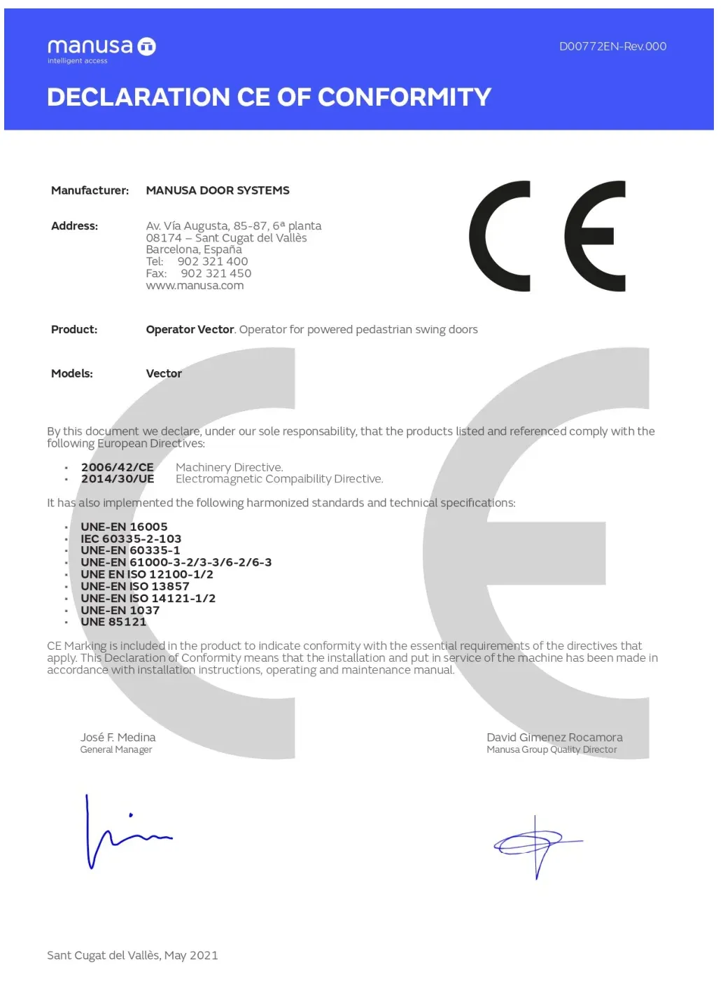 Декларація відповідності CE